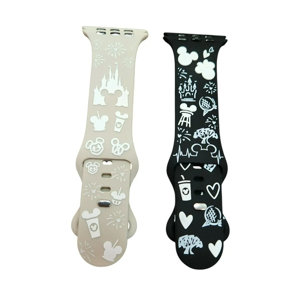 3D Raised Band Compatible with Apple Watch Band 49/46/45/44/42/41/40/38mm‎ 1/2